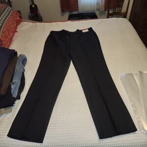 FERRETTI UOMO NWT size  46 x 40  (100% WOOL) BLACK OXFORD DRESS PANTS
